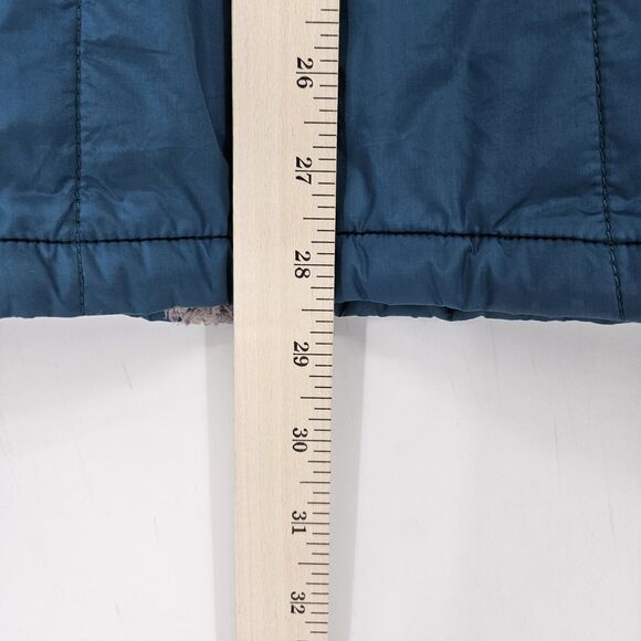 The North Face Jacket Girls XL 18 Puffer Green Teal Full Zip Pullover Hoodie - Picture 7 of 11